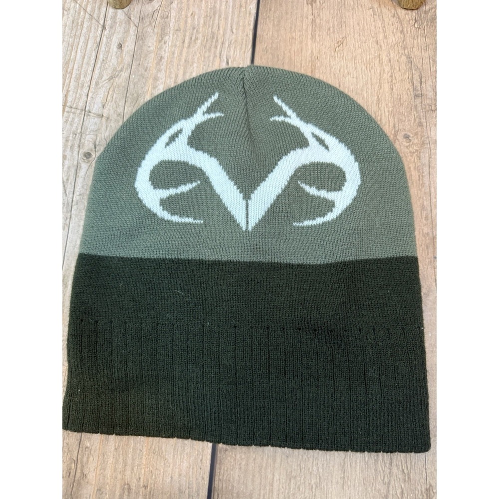 Realtree Thermal Green Beanie Unisex Adults One Size Hunting Hat